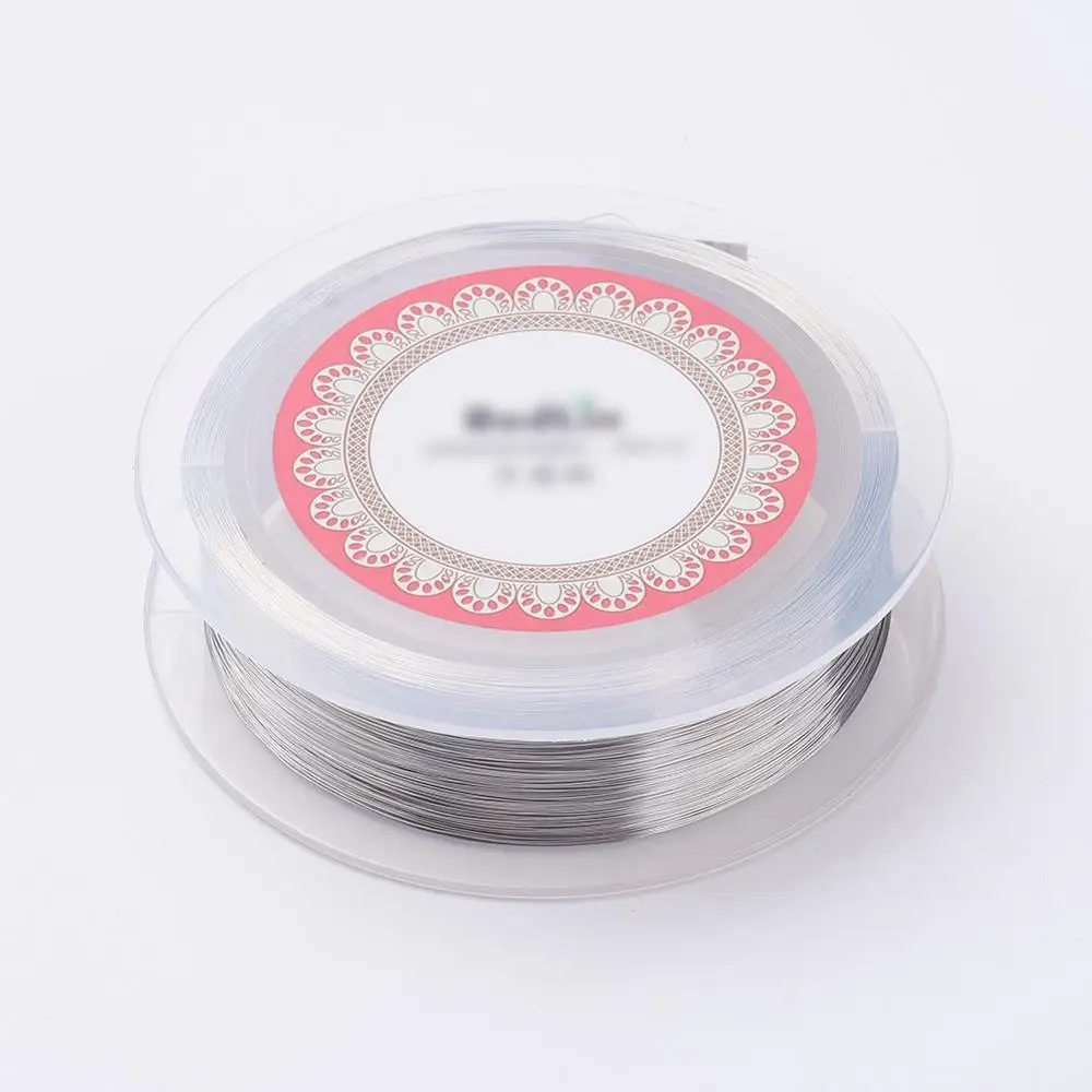 0.1mm 0.15mm 0.2mm 0.25mm 0.3mm 0.4mm Steel Wire Silver Color Plated for DIY Jewelry Making
0.1mm 0.15mm 0.2mm 0.25mm 0.3mm 0.4mm Steel Wire Silver Color Plated for DIY Jewelry Making