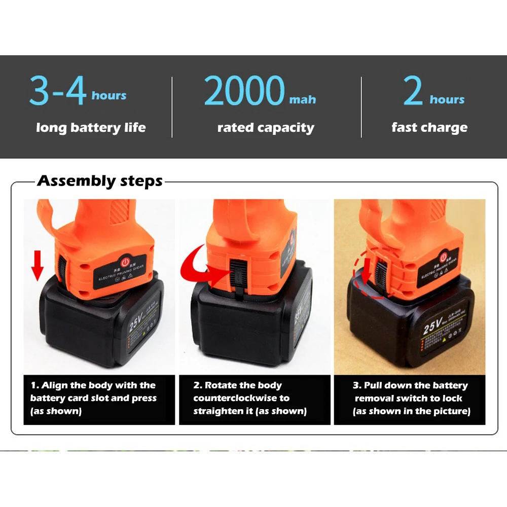 Newly Upgraded Electric Scissors and Wireless Garden Pruning Machine and High Branch Pruning Shears
Newly Upgraded Electric Scissors and Wireless Garden Pruning Machine and High Branch Pruning Shears