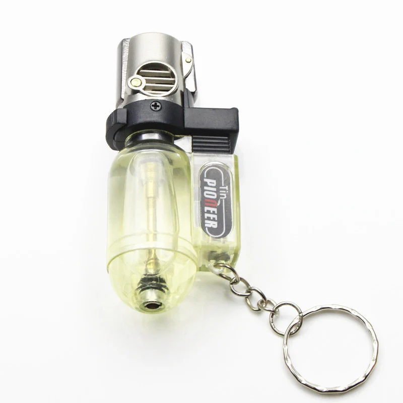 Portable Nozzle Butane Jet Gas Key Ring Lighters Spray Gun Welding Torch Lighter Windproof Household Items Smoker Gifts No Fuel
Portable Nozzle Butane Jet Gas Key Ring Lighters Spray Gun Welding Torch Lighter Windproof Household Items Smoker Gifts No Fuel