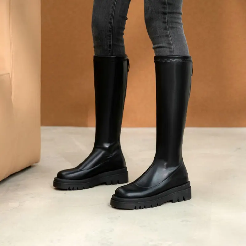 ZawsThia New 2021 Winter Brown Black Platform Thick Sole Womens Shoes Soft PU Stretch Knee-High Riding Equestrian Western Boots
ZawsThia New 2021 Winter Brown Black Platform Thick Sole Womens Shoes Soft PU Stretch Knee-High Riding Equestrian Western Boots
