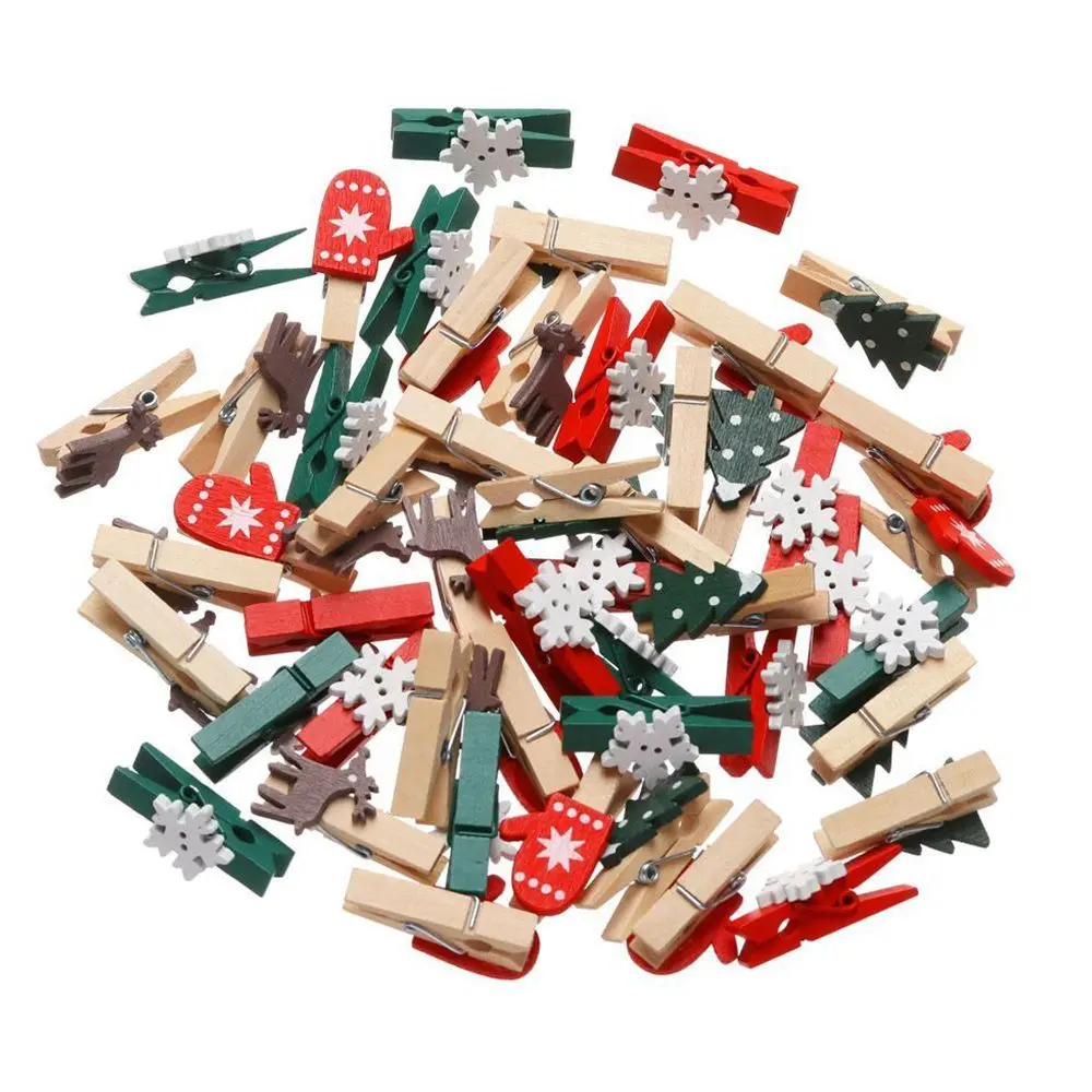 10PCS Mini Christmas Wooden Clips Card Holder Photos Wall Clamp Snowflake Elk DIY Xmas Ornament DIY Gifts New Year Party Decor
10PCS Mini Christmas Wooden Clips Card Holder Photos Wall Clamp Snowflake Elk DIY Xmas Ornament DIY Gifts New Year Party Decor