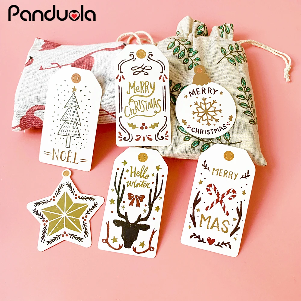 50pcs Merry Christmas Gift Tags White Paper Hang Tag with Cotton String Joy Santa Claus Glove Xmas Decoration Germent Tags Label
50pcs Merry Christmas Gift Tags White Paper Hang Tag with Cotton String Joy Santa Claus Glove Xmas Decoration Germent Tags Label