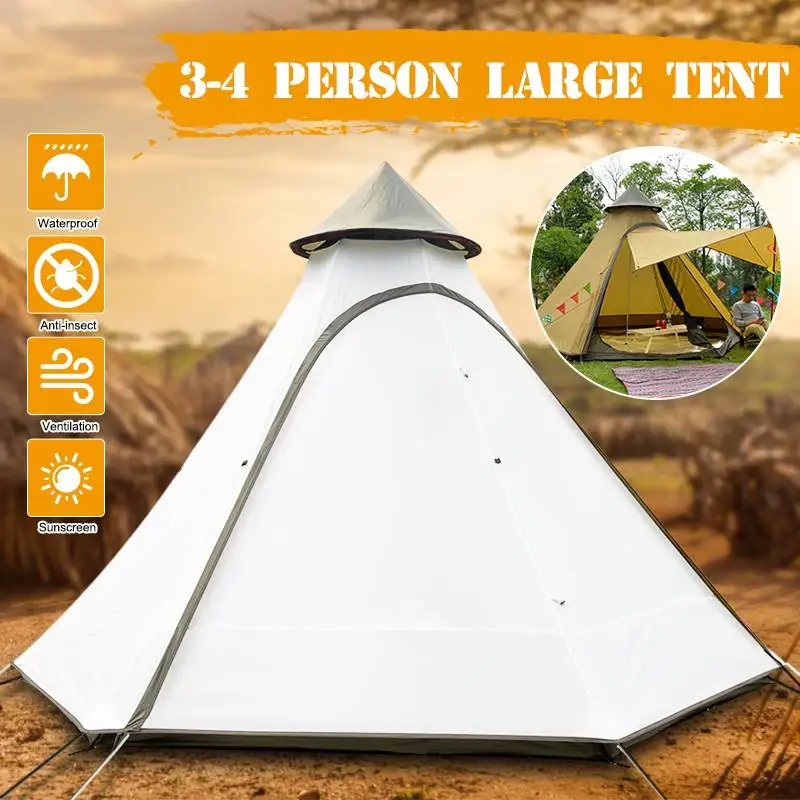 Large Camping Tent 3-4 Person Outdoor Tent Protable Family Tent for Sun Shelter Travelling Hiking Double Layer Camping Tent
Large Camping Tent 3-4 Person Outdoor Tent Protable Family Tent for Sun Shelter Travelling Hiking Double Layer Camping Tent