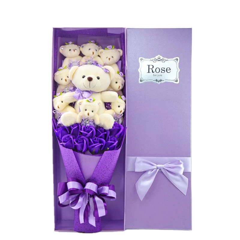 Милая плюшевая игрушка-мишка, плюшевая игрушка-мишка для любителей, выпускного, цветочный букет, Подарочная коробка, подарок на день рожден... 
Милая плюшевая игрушка-мишка, плюшевая игрушка-мишка для любителей, выпускного, цветочный букет, Подарочная коробка, подарок на день рожден...