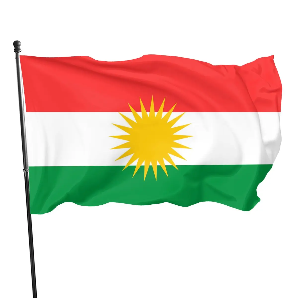 90cmX150cm Kurd Kurdish Kurdistan flag 
90cmX150cm Kurd Kurdish Kurdistan flag