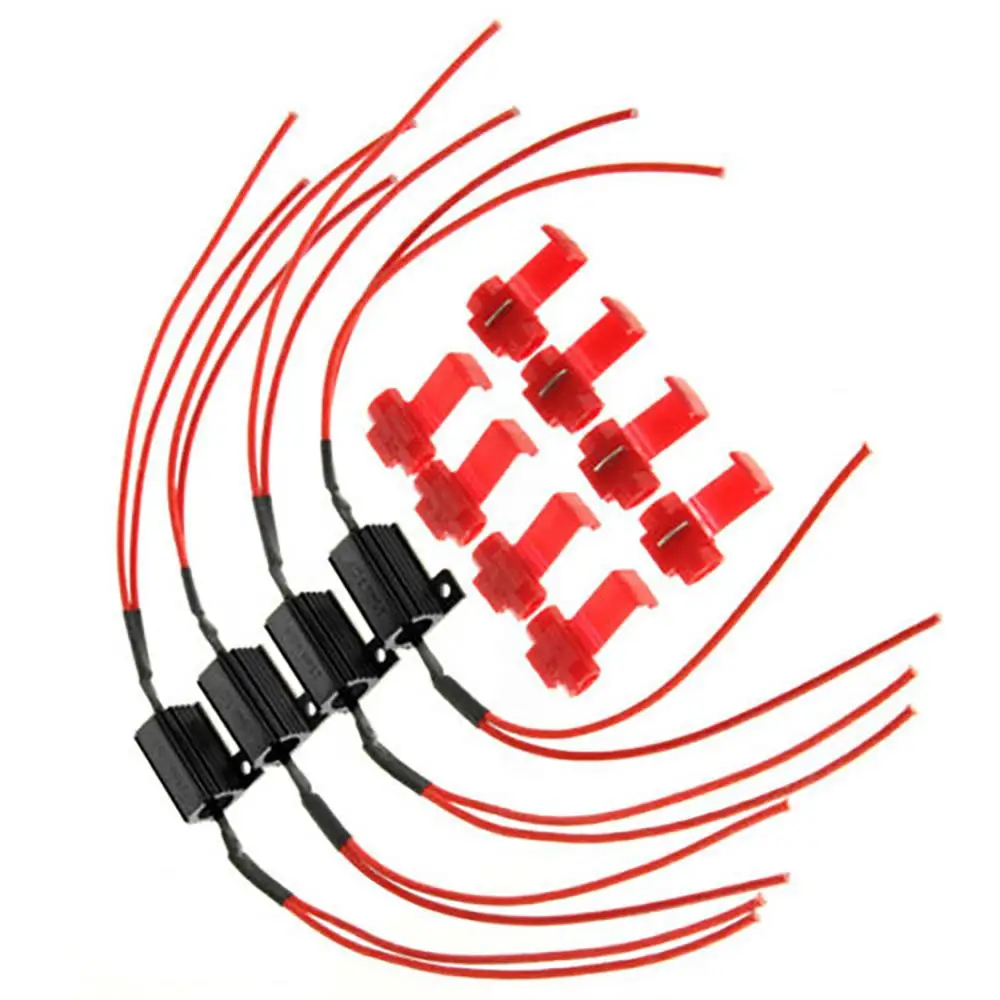 4X Load Resistor Turn Signal Blinker Resistors LED Hyper Flash Accessor Load Indicator 25W 6.8 Resistor Signal Blinker Hot Sale
4X Load Resistor Turn Signal Blinker Resistors LED Hyper Flash Accessor Load Indicator 25W 6.8 Resistor Signal Blinker Hot Sale