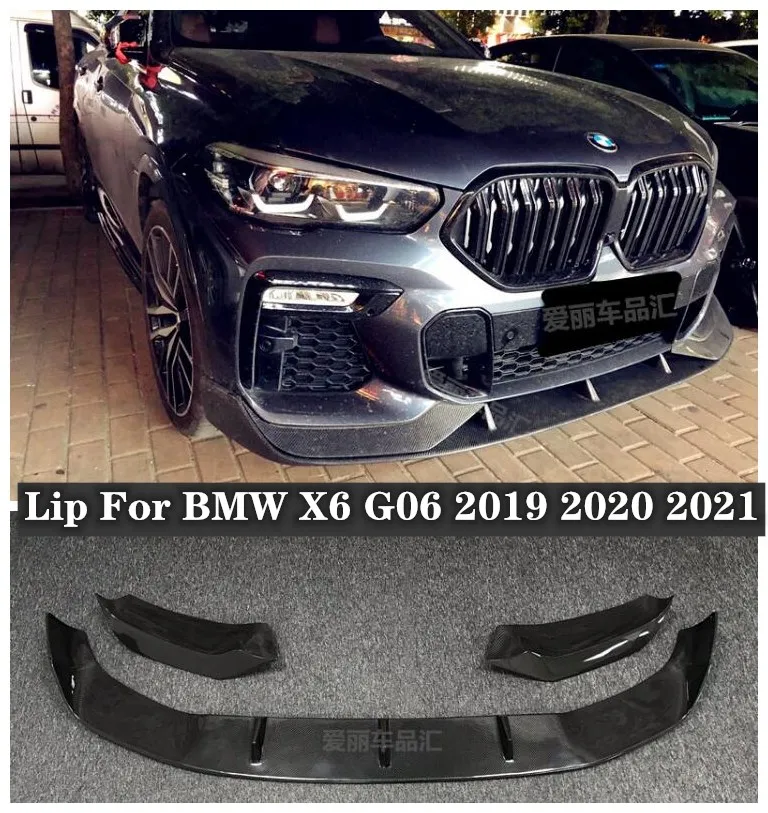High Quality Carbon Fiber Car Bumper Front Lip Diffuser Cover Protector Fits For BMW X6 G06 2019 2020 2021
High Quality Carbon Fiber Car Bumper Front Lip Diffuser Cover Protector Fits For BMW X6 G06 2019 2020 2021