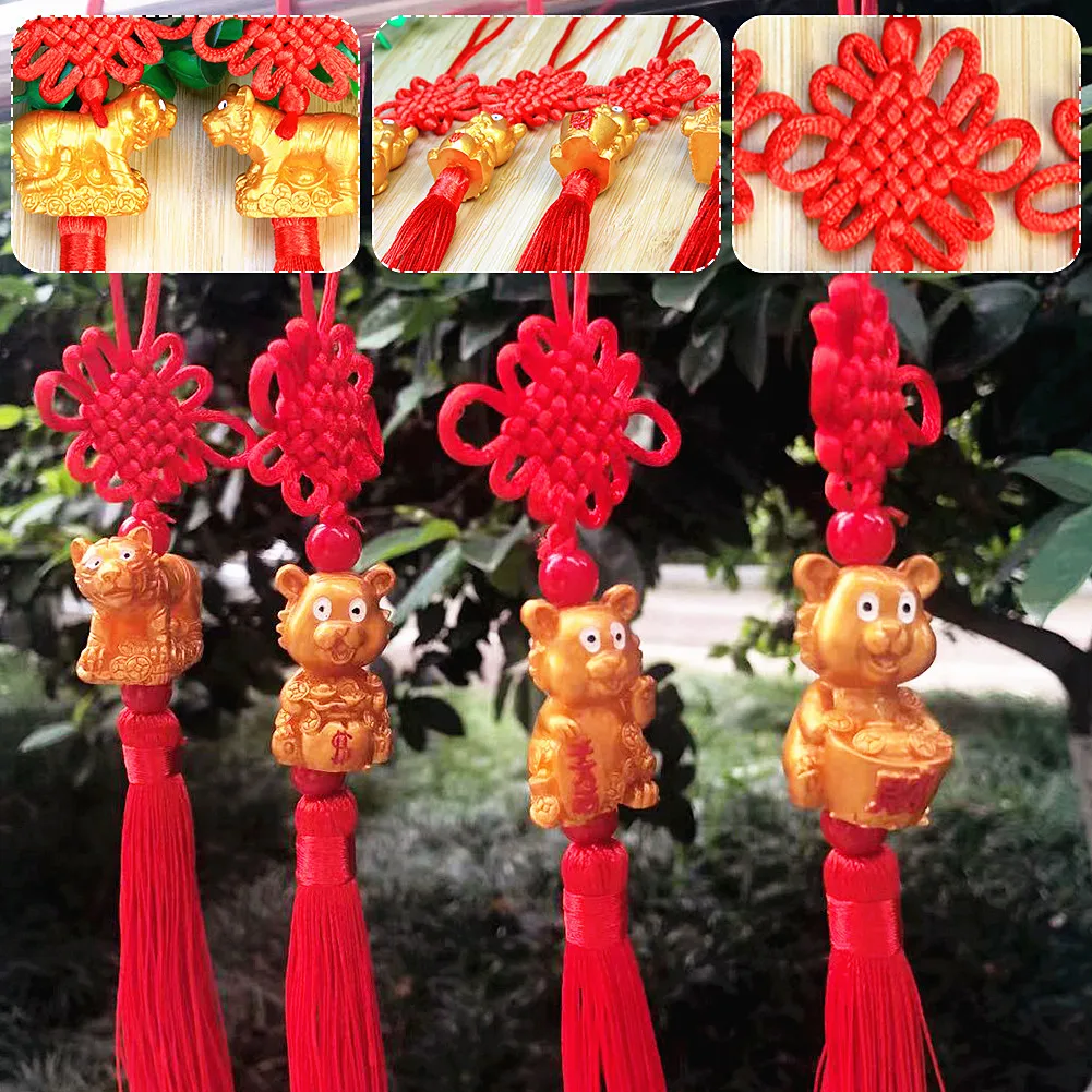 2022 Chinese New Year Hanging Decor Red Chinese Knot Hassel Year Of The Tiger Lucky Charm Spring Festival Home Room Decoration
2022 Chinese New Year Hanging Decor Red Chinese Knot Hassel Year Of The Tiger Lucky Charm Spring Festival Home Room Decoration