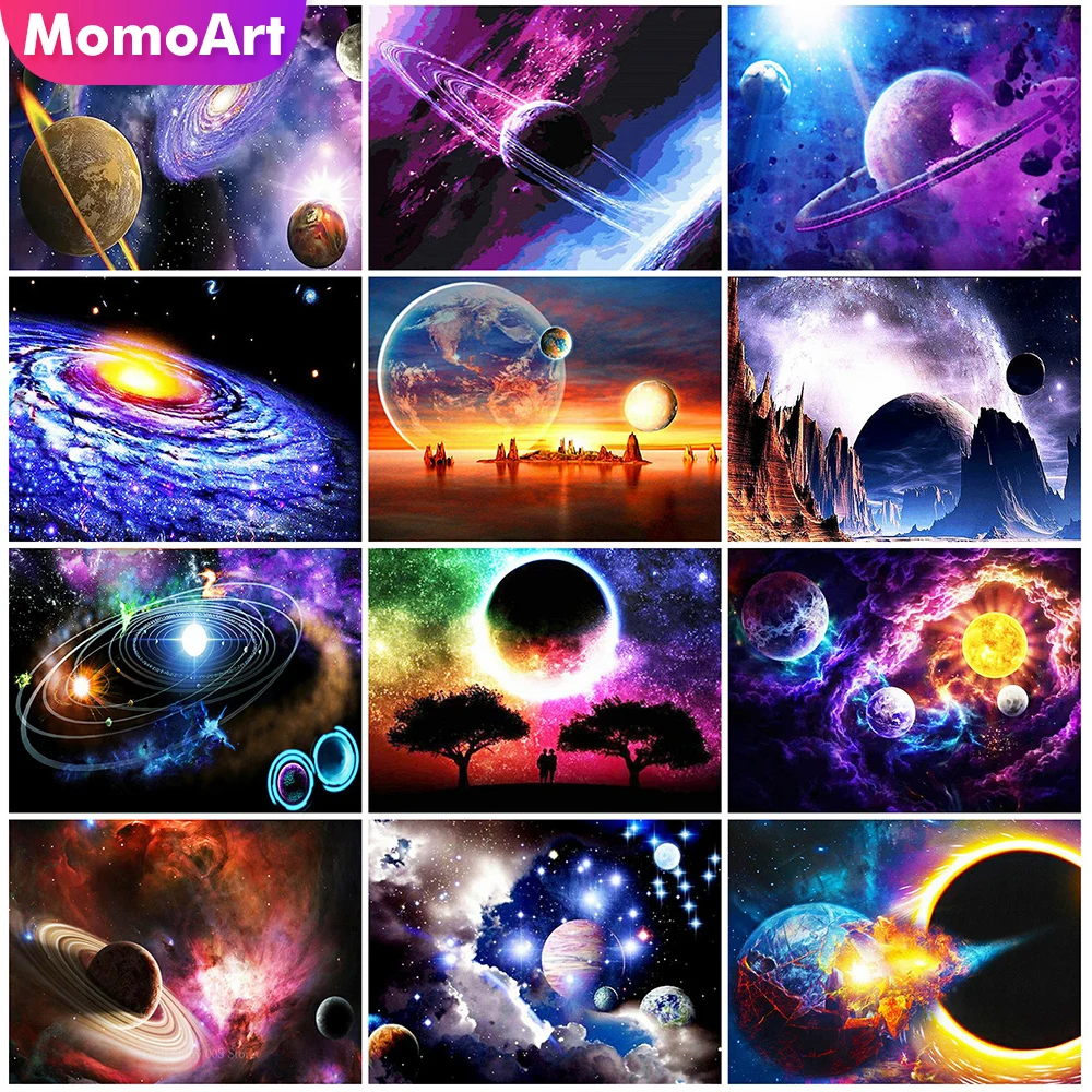 MomoArt Алмазная вышивка Космос картина стразы Алмазная мозаика вселенная алмазная картина пейзаж подарок ручной работы декор для дома
MomoArt Алмазная вышивка Космос картина стразы Алмазная мозаика вселенная алмазная картина пейзаж подарок ручной работы декор для дома