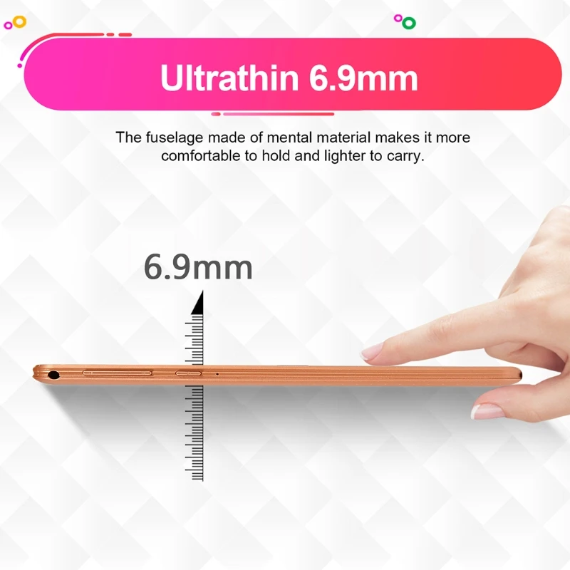 US/EU/UK/AU Plug 10.1 inch WiFi Tablet Ten-core 6G+64G IPS Bluetooth GPS Tablet 090F