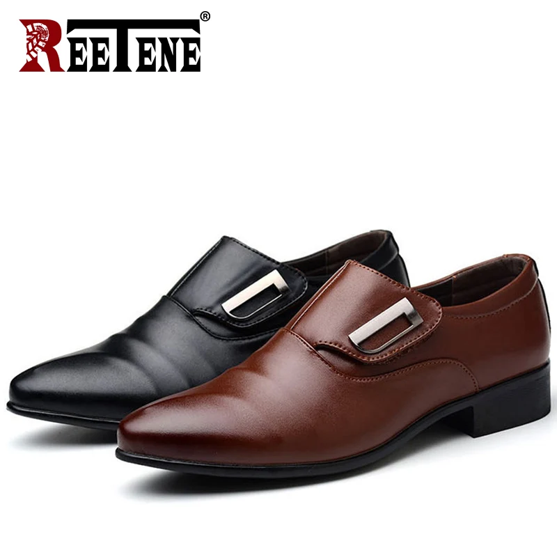 REETENE Leather Formal Wedding Shoes Men Slip On Office Shoes For Men Leather Casual Mens Footwear Classic Men'S Dress Shoes
REETENE Leather Formal Wedding Shoes Men Slip On Office Shoes For Men Leather Casual Mens Footwear Classic Men'S Dress Shoes