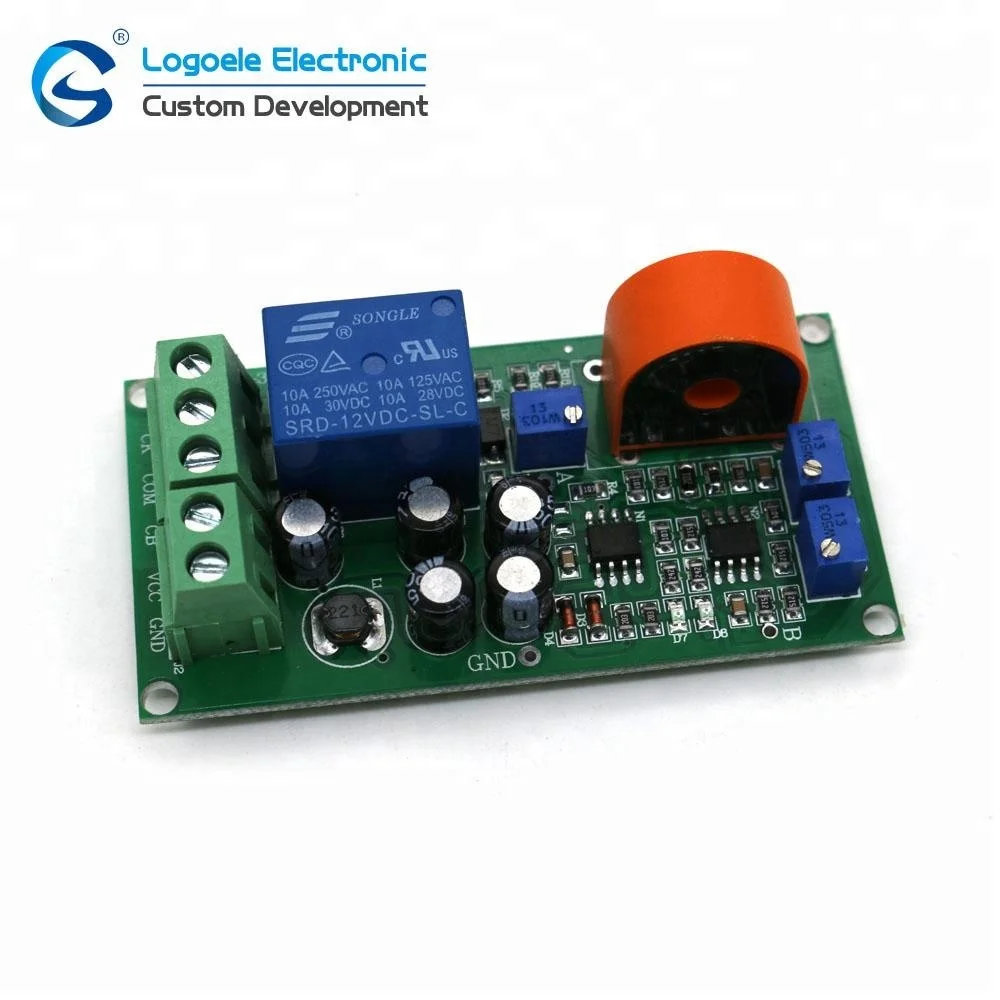 0-5V Voltage Linear Switching Output overcurrent 5A transducer AC current sensor with relay 
0-5V Voltage Linear Switching Output overcurrent 5A transducer AC current sensor with relay