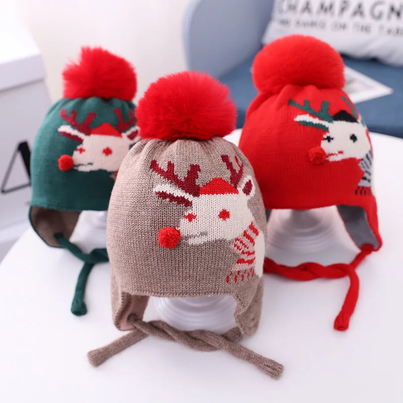 Baby Boy Girl Knitted Hat Christmas Reindeer Skullies Beanies Autumn Winter Warm Toddler Kids Hats and Caps Fur Ball Woolen Hat
Baby Boy Girl Knitted Hat Christmas Reindeer Skullies Beanies Autumn Winter Warm Toddler Kids Hats and Caps Fur Ball Woolen Hat