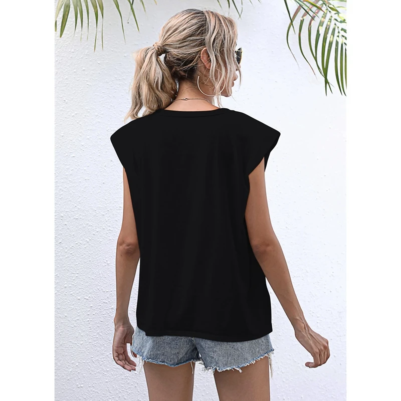 2x Casual Loose Tank Tops Summer Sleeveless Top Women T-Shirt Basic Knitwear Top M Size Black & Gray
2x Casual Loose Tank Tops Summer Sleeveless Top Women T-Shirt Basic Knitwear Top M Size Black & Gray