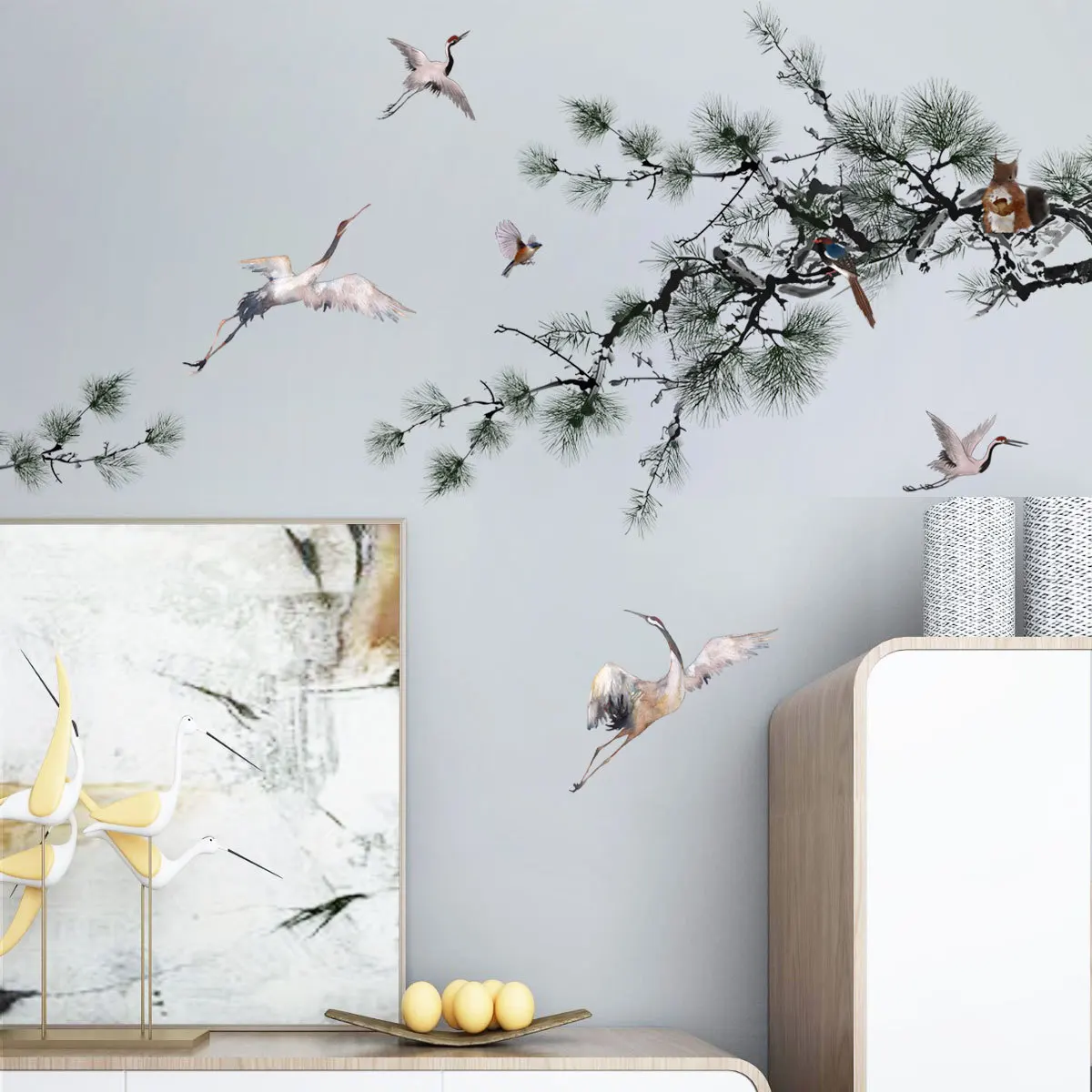 Chinese Style Flower and Bird Picture Wall Paste Living Room Sofa Study Office Background Wall Decoration Wall Sticking Paper
Chinese Style Flower and Bird Picture Wall Paste Living Room Sofa Study Office Background Wall Decoration Wall Sticking Paper