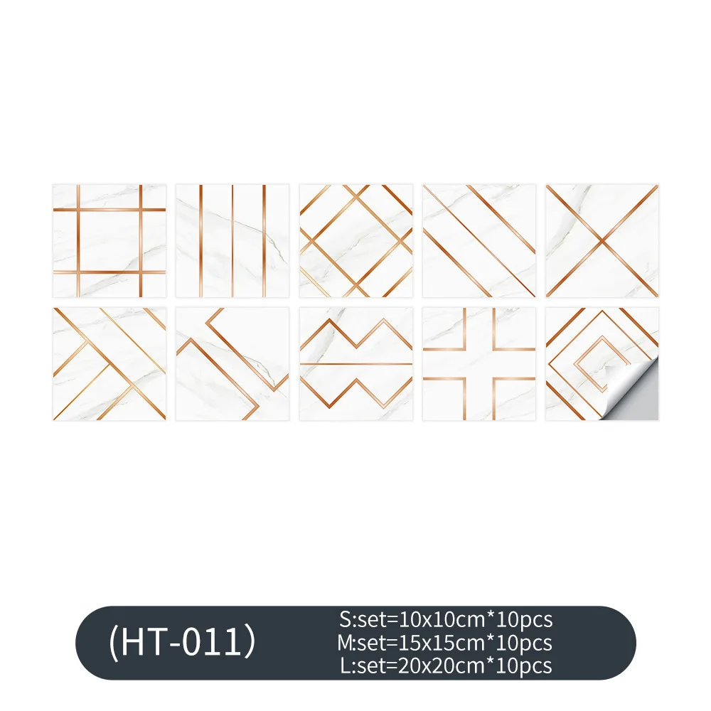 Creative Wall Sticker Home Decor Kitchen Bathroom Walls 3D Black Gold Marble Tiles Stickers Self Adhesive Peel Stick Vinyl Mural
Creative Wall Sticker Home Decor Kitchen Bathroom Walls 3D Black Gold Marble Tiles Stickers Self Adhesive Peel Stick Vinyl Mural
