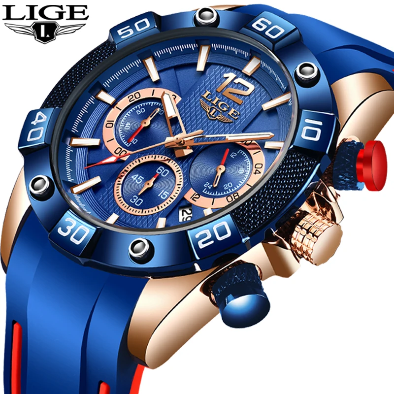 Часы наручные LIGE мужские деловые, модные спортивные водонепроницаемые кварцевые с хронографом, с датой и коробкой, 2020
Часы наручные LIGE мужские деловые, модные спортивные водонепроницаемые кварцевые с хронографом, с датой и коробкой, 2020