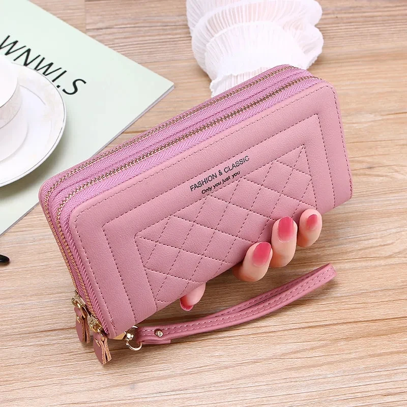 Women's wallet 2021 multifunctional wallet luxury design zero wallet women's Long Wallet double zipper bank card bag
Women's wallet 2021 multifunctional wallet luxury design zero wallet women's Long Wallet double zipper bank card bag