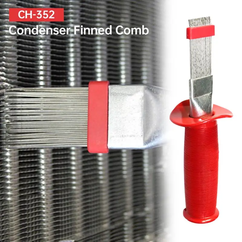 Air Conditioner Fin Comb CH-352L Condenser Fin Comb Stainless Steel Refrigeration HVAC Straightening Cleaning Brush Rake
Air Conditioner Fin Comb CH-352L Condenser Fin Comb Stainless Steel Refrigeration HVAC Straightening Cleaning Brush Rake
