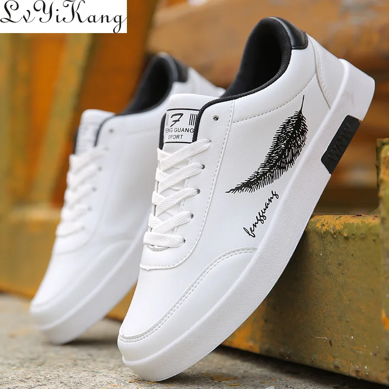 LVYIKANG Men Shoes Spring Autumn Casual Leather Flat Shoes Lace-up Low Top White Male Sneakers tenis masculino adulto Shoes 44
LVYIKANG Men Shoes Spring Autumn Casual Leather Flat Shoes Lace-up Low Top White Male Sneakers tenis masculino adulto Shoes 44