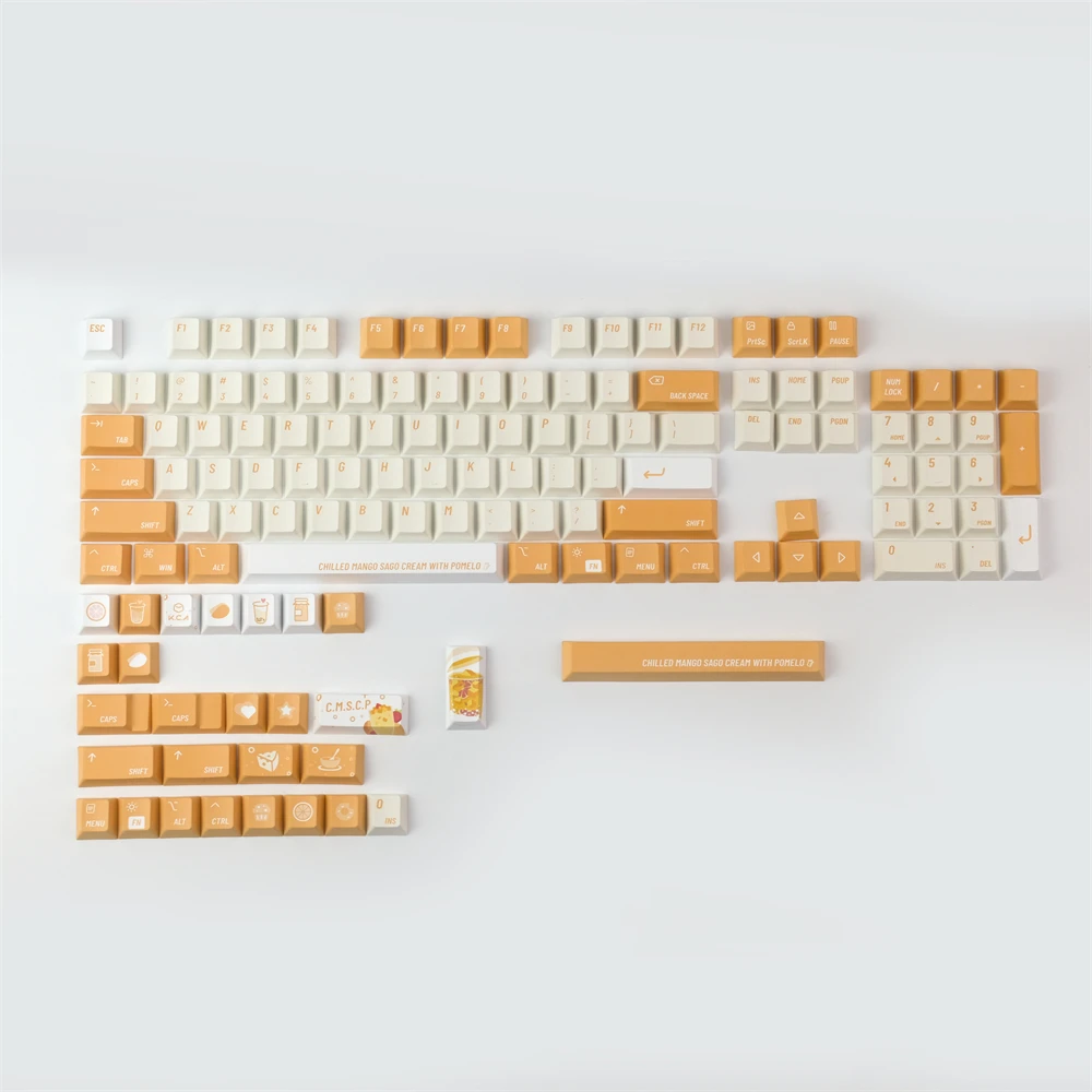 128 Key Cute Fruit PBT Keycap DYE-SUB Cherry Profile Minimalist Style English Root Keycap For Gaming Mechanical Keyboard
128 Key Cute Fruit PBT Keycap DYE-SUB Cherry Profile Minimalist Style English Root Keycap For Gaming Mechanical Keyboard