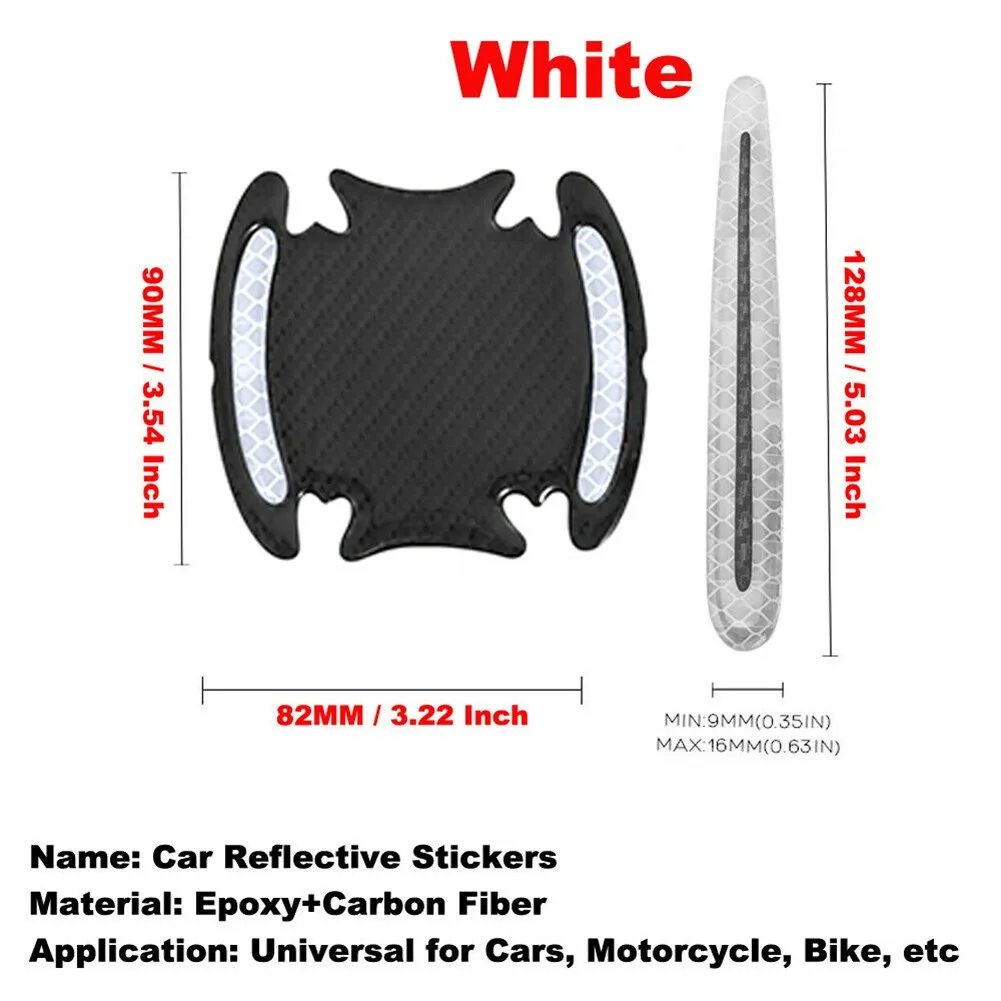 16Pcs Universal Car Door Bowl Handle Carbon Fiber StickersRearview Mirror Warning Reflective Sticker Bumper Decor Protector Trim
16Pcs Universal Car Door Bowl Handle Carbon Fiber StickersRearview Mirror Warning Reflective Sticker Bumper Decor Protector Trim