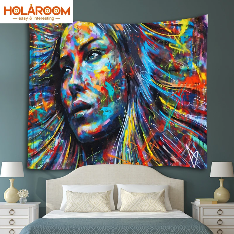 

Psychedelic Art Tapestry colorful PrintingWall Hanging Tapestries Boho Blanket Bedspread Beach Towel Yoga Picnic Mat TableCloth