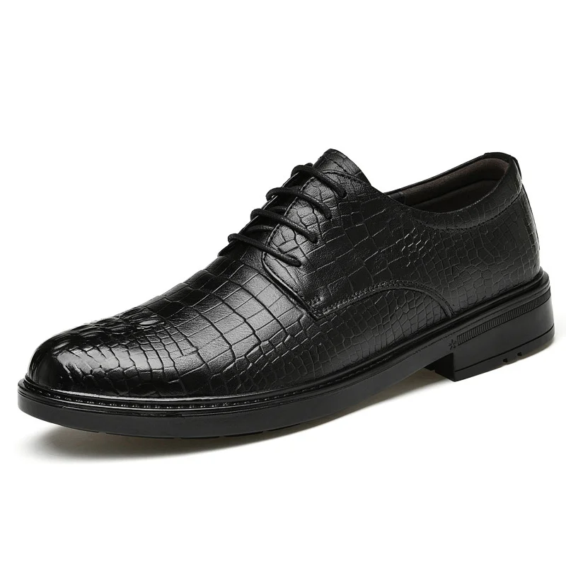 Office Genuine Leather Wedding Business Dress New Men's Shoes Derby Shoes Fashion Soft Hand-claw Cowhide Shoes Men 
Office Genuine Leather Wedding Business Dress New Men's Shoes Derby Shoes Fashion Soft Hand-claw Cowhide Shoes Men