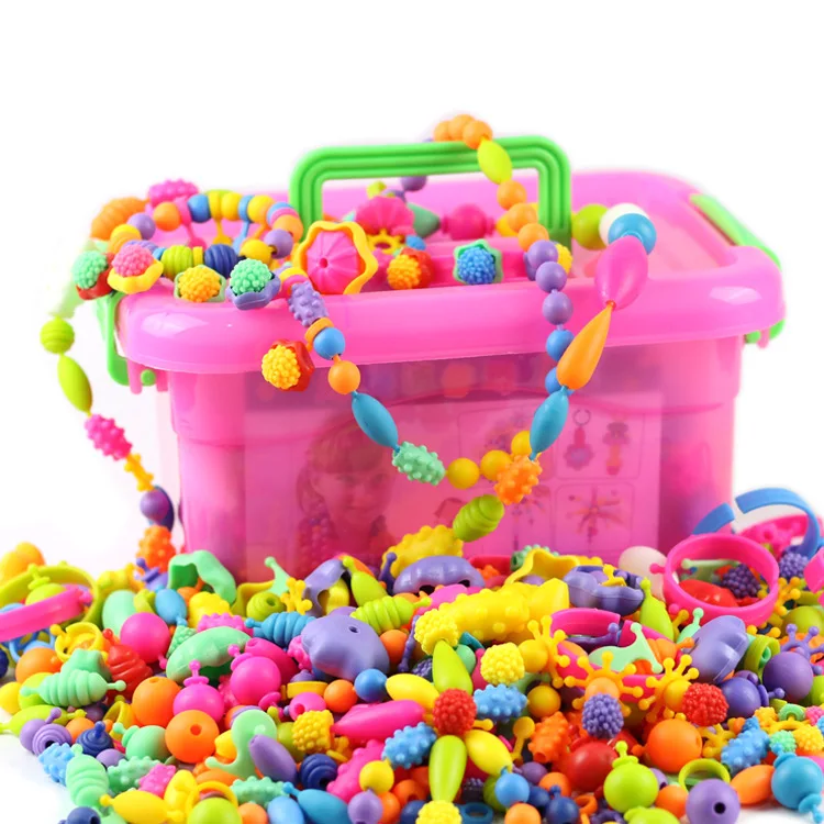 1050pcs Pop Snap Beads Set Funny Cute Colorful Assorted Shapes Plastic Kids Girls Toys Children Gifts DIY Necklaces Making
1050pcs Pop Snap Beads Set Funny Cute Colorful Assorted Shapes Plastic Kids Girls Toys Children Gifts DIY Necklaces Making