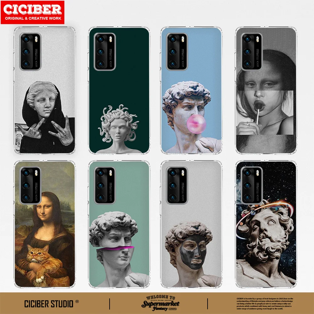 Statue Abstract Case for Huawei P40 P30 P20 Pro Lite Mate 40 30 20 Lite Pro Honor View40 View30 View20 20 30 P Smart 2020 Cover
Statue Abstract Case for Huawei P40 P30 P20 Pro Lite Mate 40 30 20 Lite Pro Honor View40 View30 View20 20 30 P Smart 2020 Cover