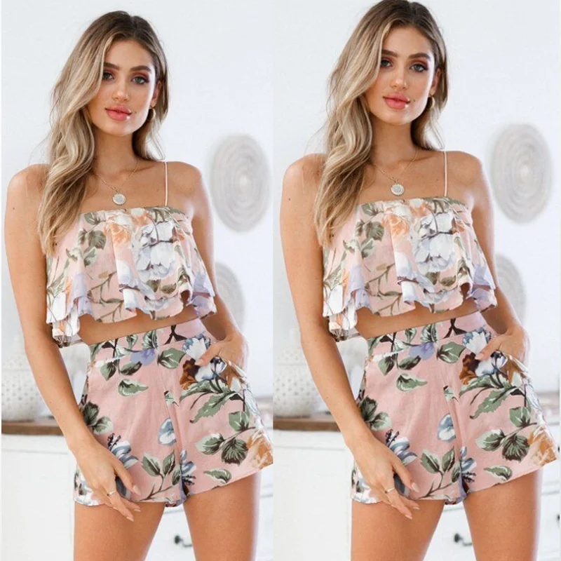 Two Piece Set Women Ladies Summer Fashion Bodycon Sexy Female Set Shorts Tank Top
Two Piece Set Women Ladies Summer Fashion Bodycon Sexy Female Set Shorts Tank Top