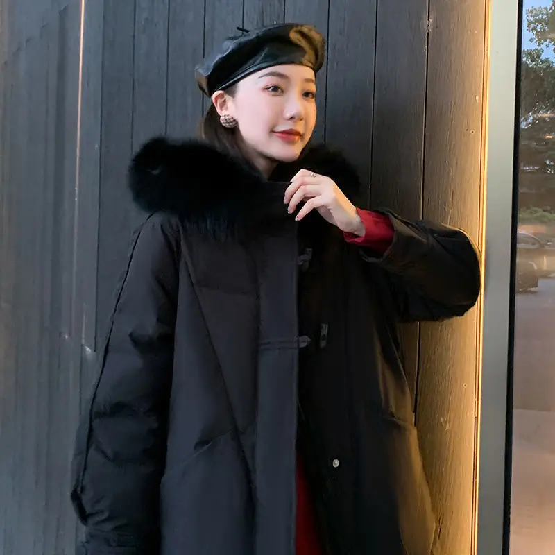 DMLFZMY Loose Cotton-Padded Clothes Women's Jacket 2020 Winter New Mid-Length down Coat Korean-Style Quilted Cotton Cloth
DMLFZMY Loose Cotton-Padded Clothes Women's Jacket 2020 Winter New Mid-Length down Coat Korean-Style Quilted Cotton Cloth