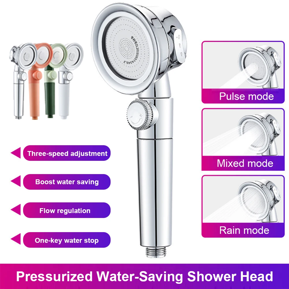 New Shower Head 3 Mode Bracket Hose Adjustable High Pressure Water Saving Handheld Showerhead Sprayer Bathroom Accessories
New Shower Head 3 Mode Bracket Hose Adjustable High Pressure Water Saving Handheld Showerhead Sprayer Bathroom Accessories