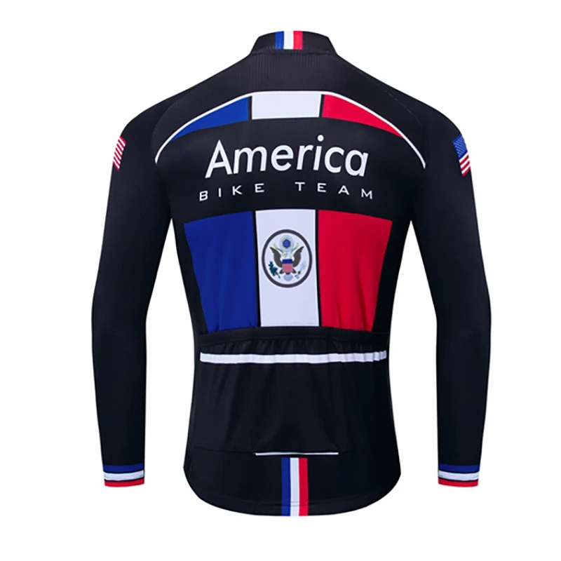 USA Thin&Fleece Autumn&Winter men's black Long Sleeve Cycling clothing Breathable Anti-UV Bicycle Wear Sleeve Cycling Jersey
USA Thin&Fleece Autumn&Winter men's black Long Sleeve Cycling clothing Breathable Anti-UV Bicycle Wear Sleeve Cycling Jersey