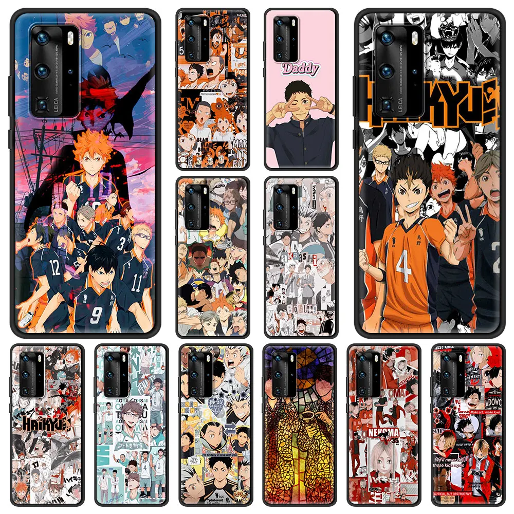 Чехол для телефона с рисунком аниме волейбол Haikyuu Huawei P30 Pro P20 P40 Lite E P Smart Z Y6 Y7 2019