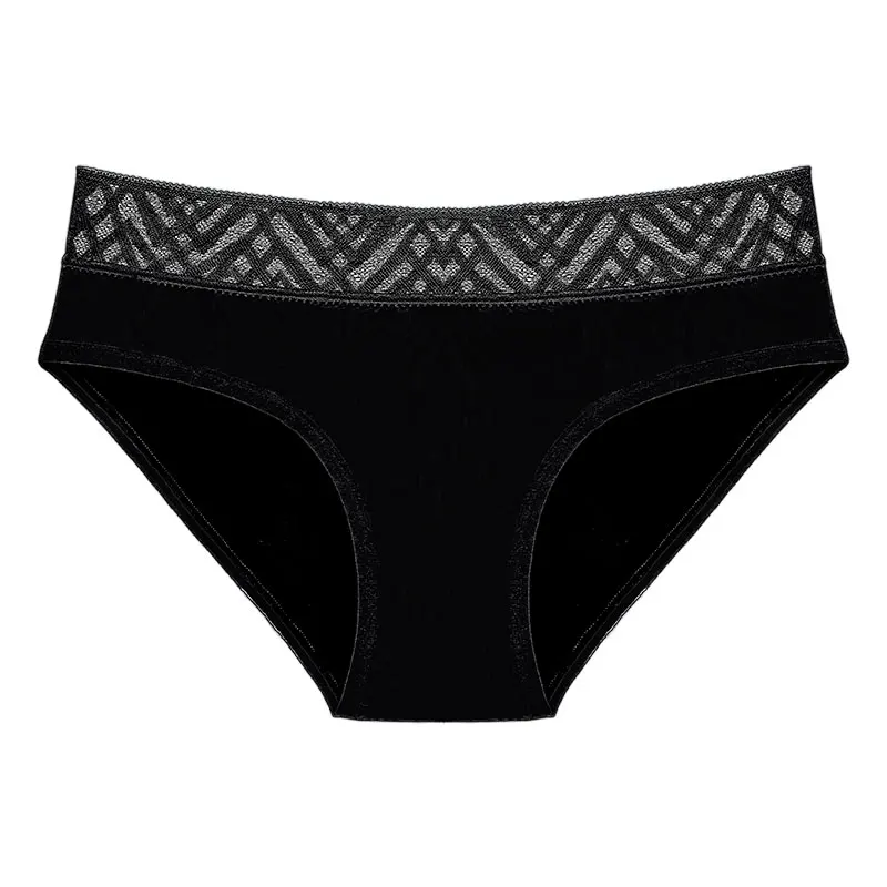 Sexy Period Pants Black Color Menstrual Panties Four Layers Leakproof Thong Top Physiological Underwear Dropshipping
Sexy Period Pants Black Color Menstrual Panties Four Layers Leakproof Thong Top Physiological Underwear Dropshipping