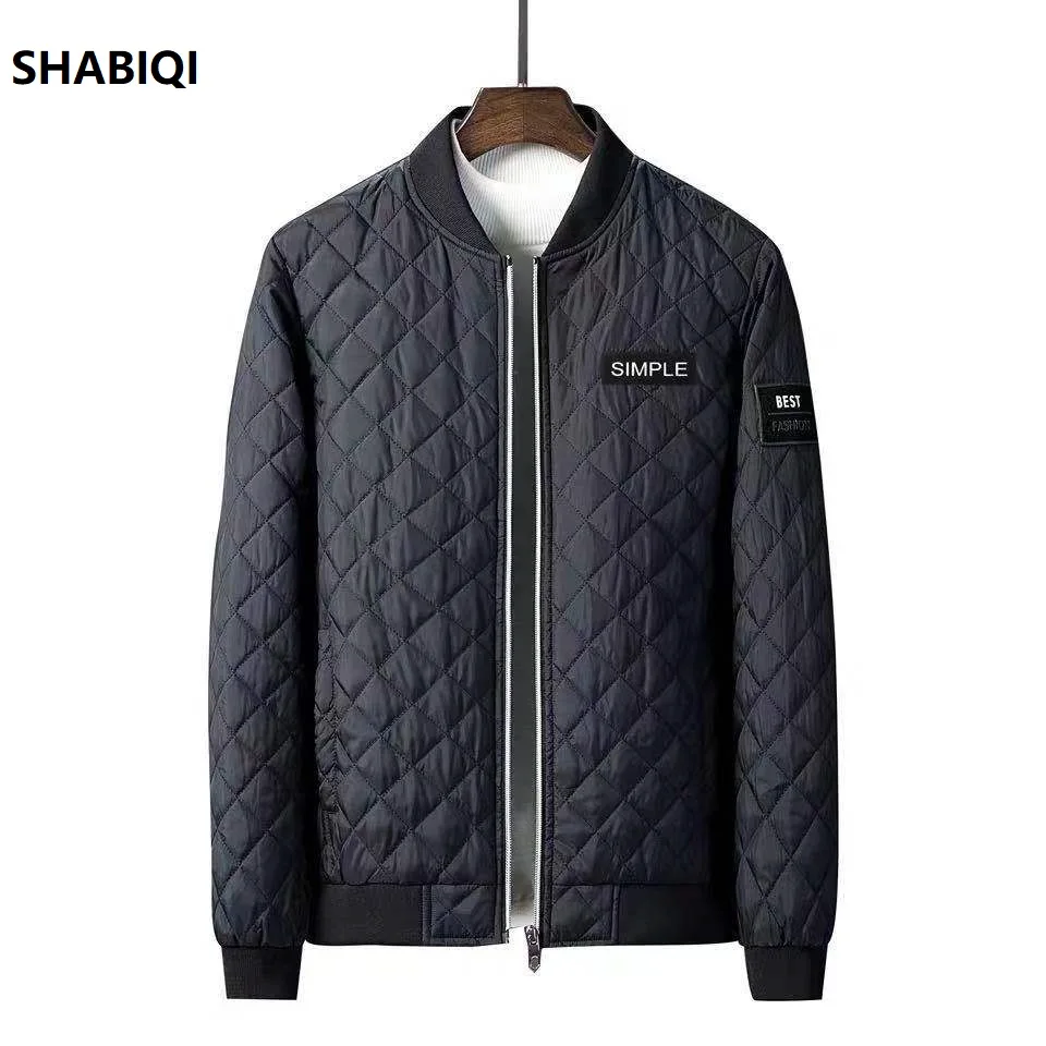 Мужская хлопковая куртка с воротником-стойкой SHABIQI, зимняя утолщенная парка, приталенная Теплая стеганая куртка с воротником-стойкой 
Мужская хлопковая куртка с воротником-стойкой SHABIQI, зимняя утолщенная парка, приталенная Теплая стеганая куртка с воротником-стойкой