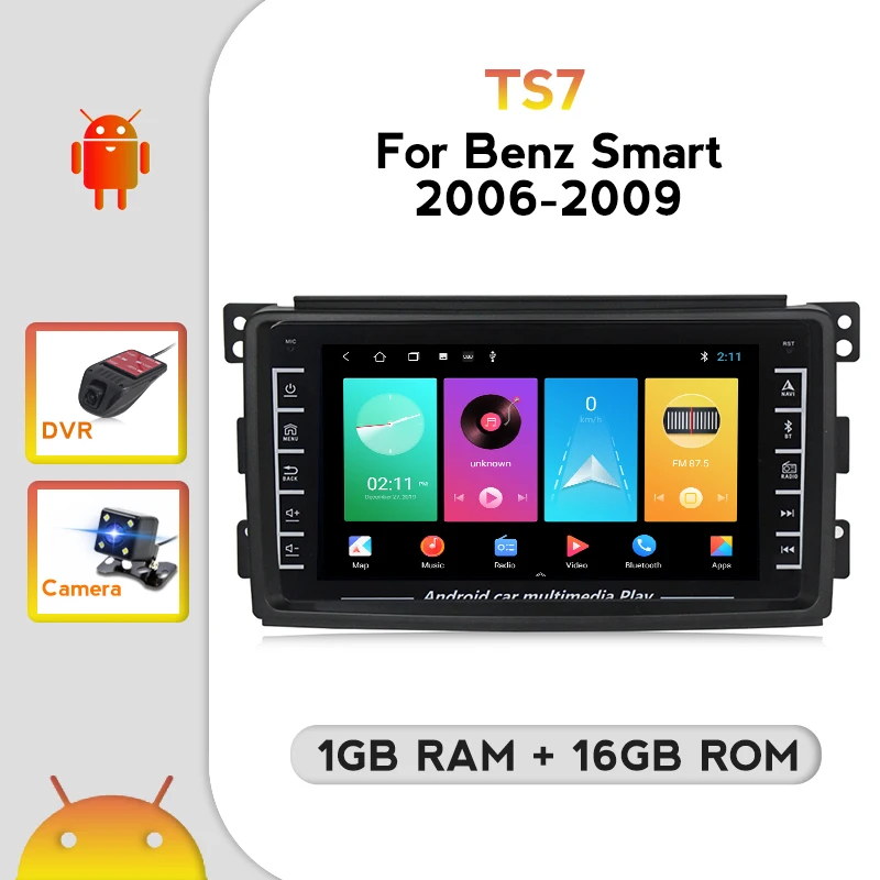 IPS 2Din Android Car Multimedia GPS Navigation Auto radio Stereo Player For Mercedes Benz Smart Fortwo 2006 2007 2008 2009
IPS 2Din Android Car Multimedia GPS Navigation Auto radio Stereo Player For Mercedes Benz Smart Fortwo 2006 2007 2008 2009