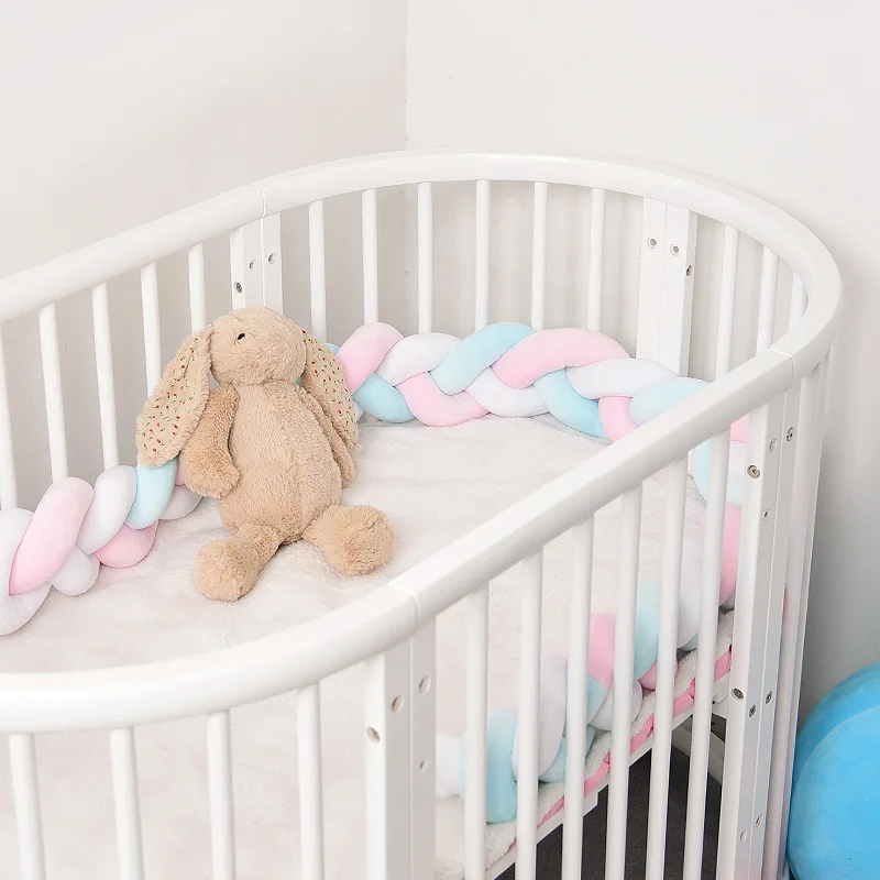 Newborn Baby Bed Bumper Pure Weaving Plush Knot Crib Bumper Kids Bed Baby Cot Protector Baby Room Decor 1M/2M/3M/4M Length
Newborn Baby Bed Bumper Pure Weaving Plush Knot Crib Bumper Kids Bed Baby Cot Protector Baby Room Decor 1M/2M/3M/4M Length
