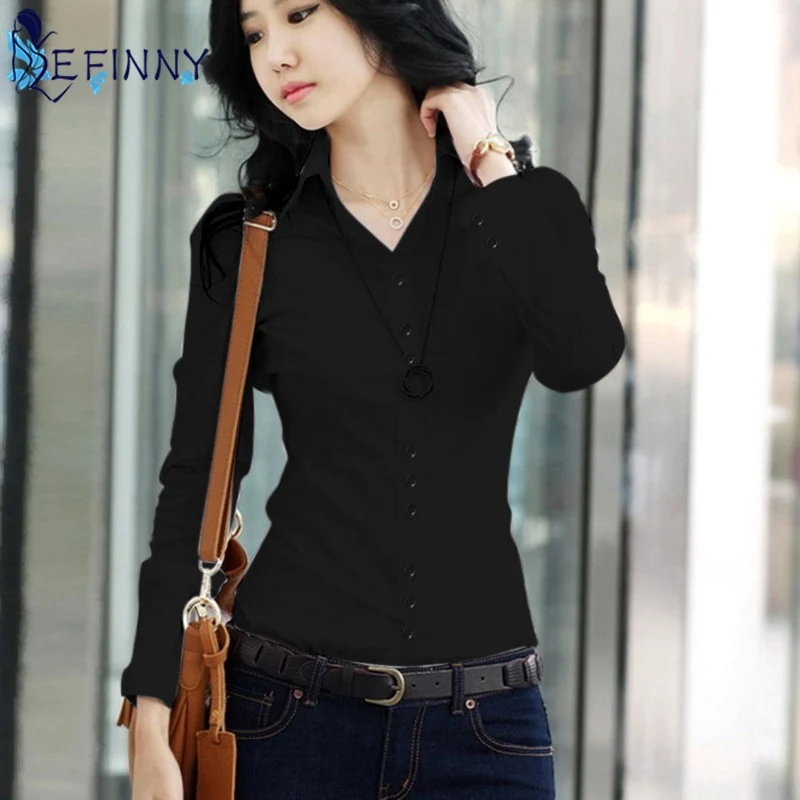 EFINNY Women Office Lady Slim Shirt Formal Party Long Sleeve Elegant Collar Blouse Casual White Black Solid Color Tops
EFINNY Women Office Lady Slim Shirt Formal Party Long Sleeve Elegant Collar Blouse Casual White Black Solid Color Tops
