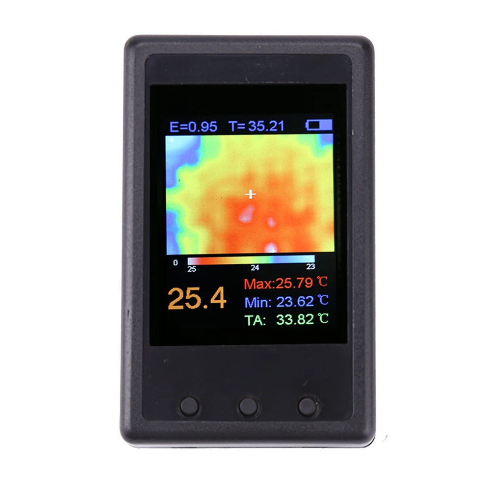 Portable Handheld Thermograph Camera 2.4 Inch Infrared Temperature Sensors Digital Infrared High Precisions Thermal Imager
Portable Handheld Thermograph Camera 2.4 Inch Infrared Temperature Sensors Digital Infrared High Precisions Thermal Imager