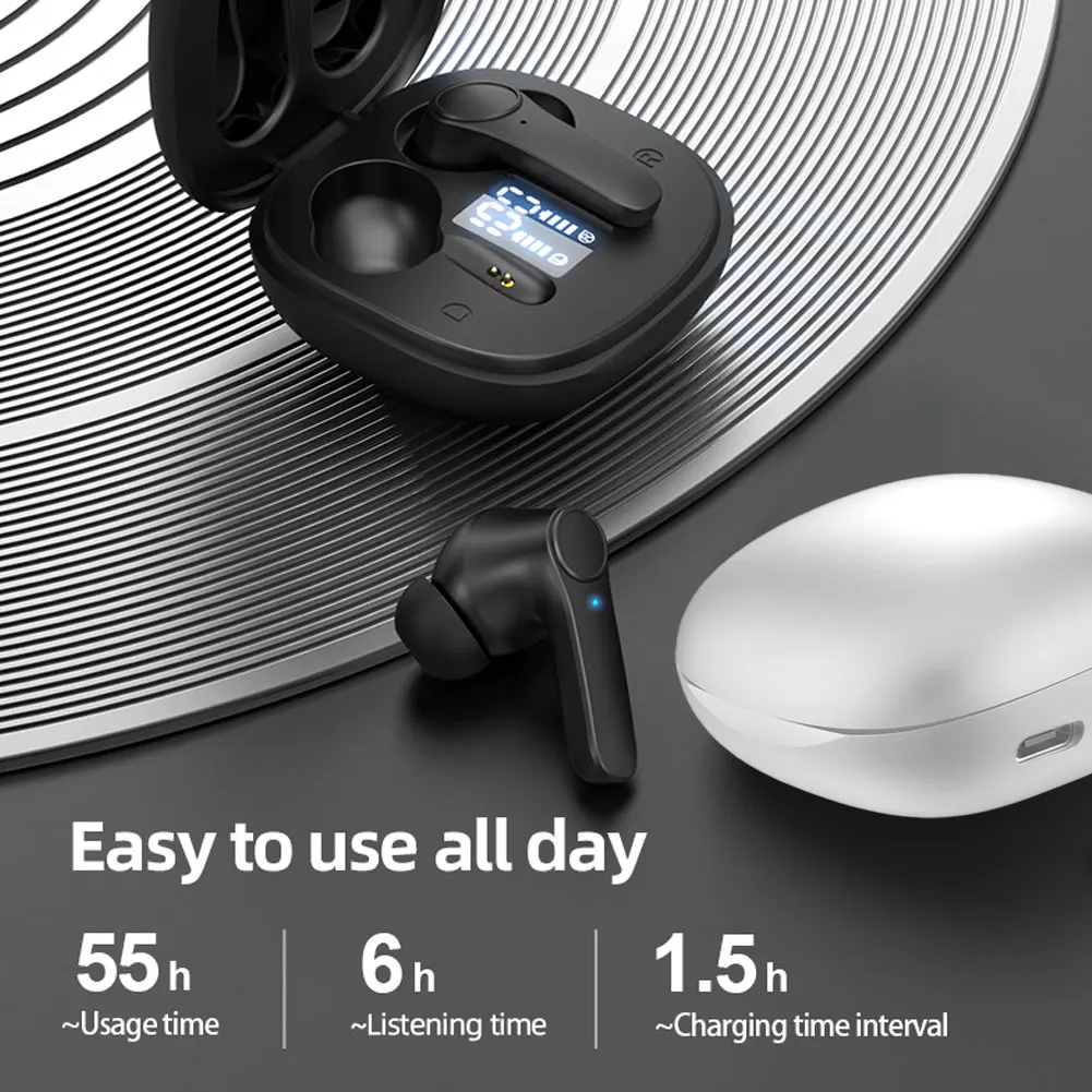 B11 TWS Bluetooth 5.0 Wireless Headphones IPX6 Sport Earbud With HD Mic Earphones HIFI Stereo Noise Cancelling Headset
B11 TWS Bluetooth 5.0 Wireless Headphones IPX6 Sport Earbud With HD Mic Earphones HIFI Stereo Noise Cancelling Headset