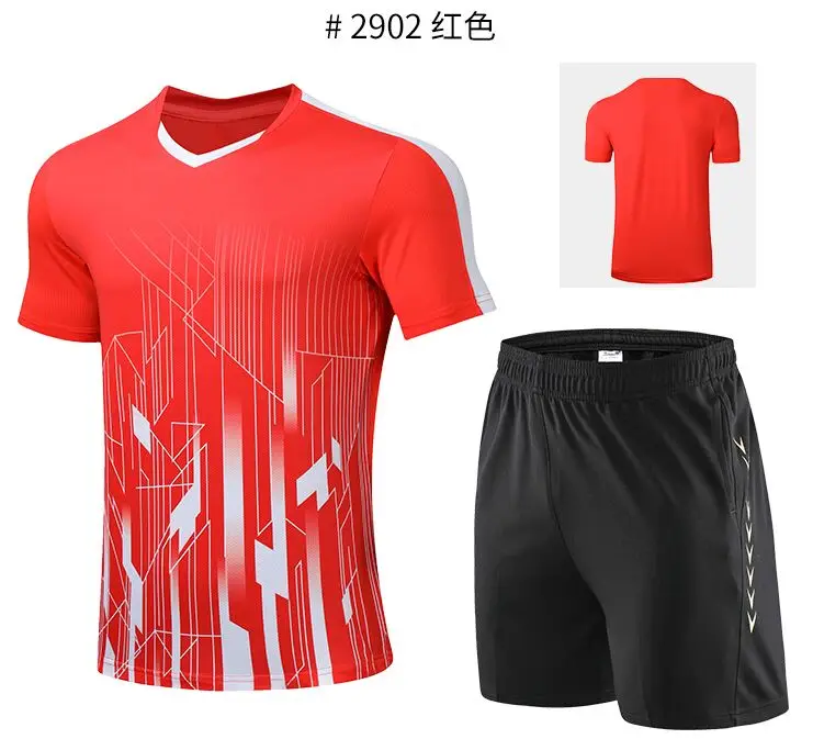 Men Women Tennis Shirt Shorts Sets , Youth Badminton Jersey Shorts Suits , Girl Table Tennis T shirt Clothes , Outdoor Sport Kit
Men Women Tennis Shirt Shorts Sets , Youth Badminton Jersey Shorts Suits , Girl Table Tennis T shirt Clothes , Outdoor Sport Kit