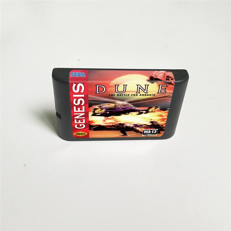 Dune The Battle For Arrakis - 16 Bit MD Game Card for Sega Megadrive Genesis Video Game Console Cartridge
Dune The Battle For Arrakis - 16 Bit MD Game Card for Sega Megadrive Genesis Video Game Console Cartridge