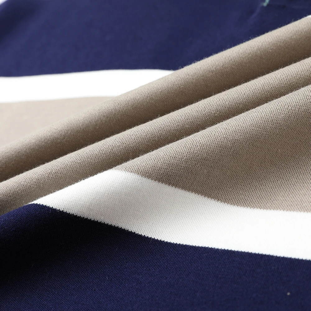 Top Quality 2021 New Fashion Brand Striped Mens Long Sleeve Polo Shirt Casual Plain Designer Turn Down Collar Tops Mens Clothing
Top Quality 2021 New Fashion Brand Striped Mens Long Sleeve Polo Shirt Casual Plain Designer Turn Down Collar Tops Mens Clothing