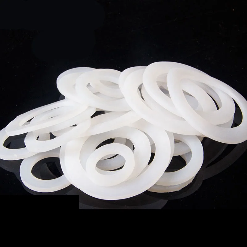 10Pcs White Food Grade Silicone Rubber O-Ring Seals Washer Cross Section I.D.20-75mm
10Pcs White Food Grade Silicone Rubber O-Ring Seals Washer Cross Section I.D.20-75mm