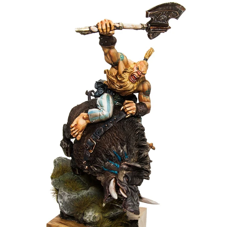 1/24 75mm Resin Model Kit figure GK, Einan, The hunter and the boar, Fantasy theme, Unassembled and unpainted kit
1/24 75mm Resin Model Kit figure GK, Einan, The hunter and the boar, Fantasy theme, Unassembled and unpainted kit