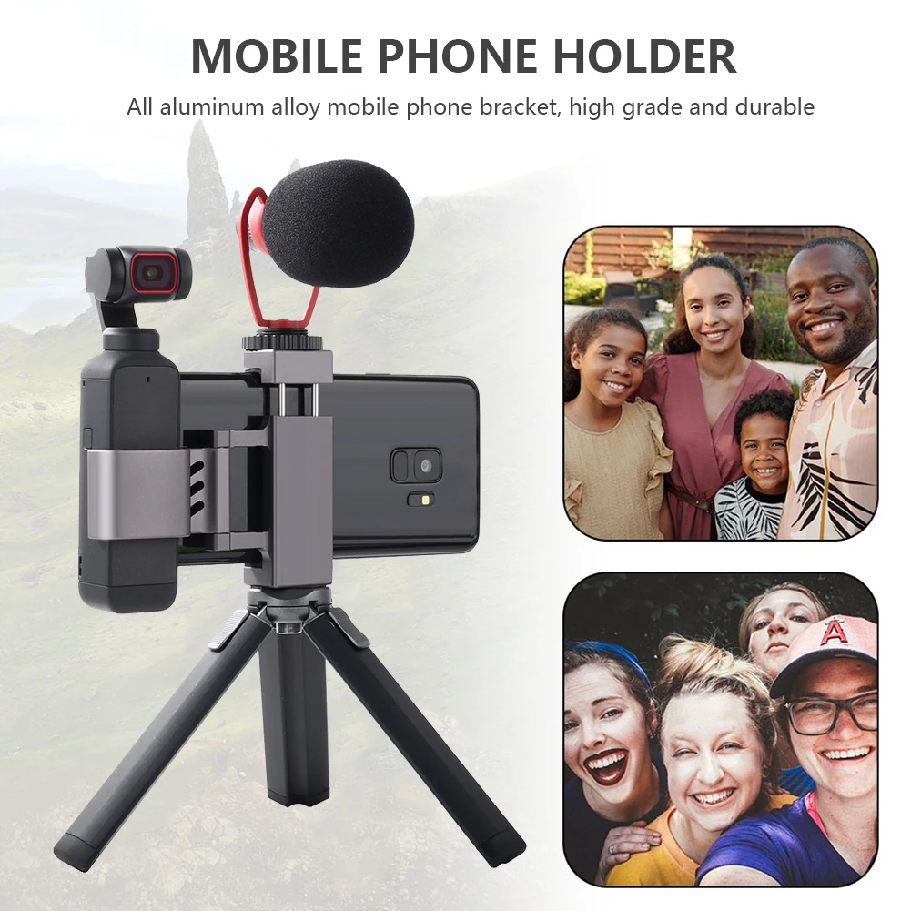 Pocket Camera Phone Holder Clip Replacement for Osmo Pocket 2 Foldable Tripod Gimbal Camera Folding Bracket Mount
Pocket Camera Phone Holder Clip Replacement for Osmo Pocket 2 Foldable Tripod Gimbal Camera Folding Bracket Mount