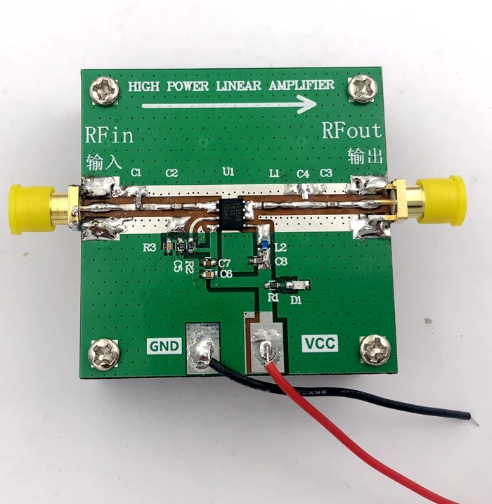 RF2126 RF power amplifier 2.4GHZ 1W WIFI Bluetooth amplifier with heat dissipation
RF2126 RF power amplifier 2.4GHZ 1W WIFI Bluetooth amplifier with heat dissipation