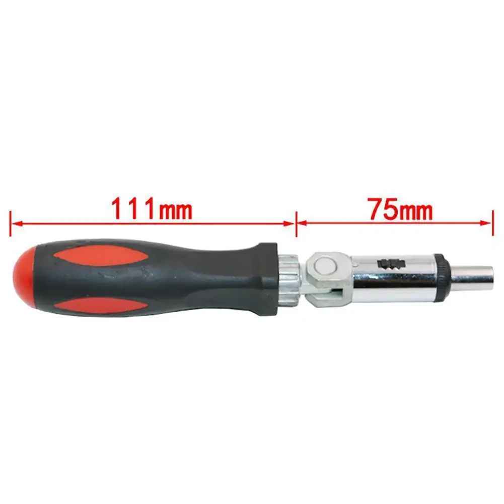 Ratchet Screwdriver 180 Degree Foldable 1/4 Hex Interface Lock Disassemble Screwdriver Maintenance Tools
Ratchet Screwdriver 180 Degree Foldable 1/4 Hex Interface Lock Disassemble Screwdriver Maintenance Tools